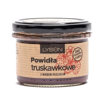 Łysoń Powidła truskawkowe z miodem