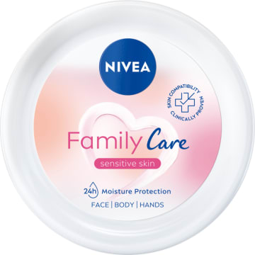 NIVEA Family Care Lekki krem nawilżający do ciała twarzy i dłoni