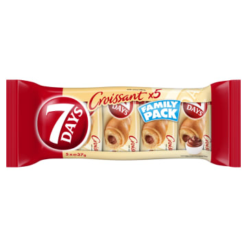 7 DAYS Małe Croissant z nadzieniem kakaowym 5x37g
