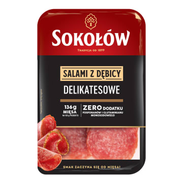 Salami delikatesowe - plastry