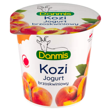 Jogurt kozi o smaku brzoskwiniowym