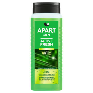APART MEN Żel pod prysznic 3w1 Wild