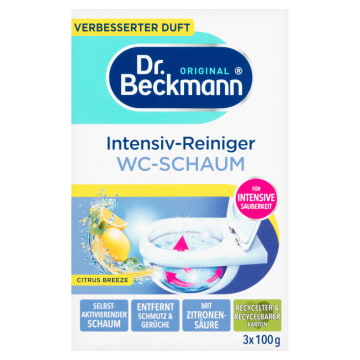 DR.BECKMANN Piana czyszcząca do WC 3x100g (saszetki)