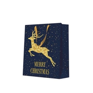 Torba prezentowa Gold Deer 20x25x10 cm