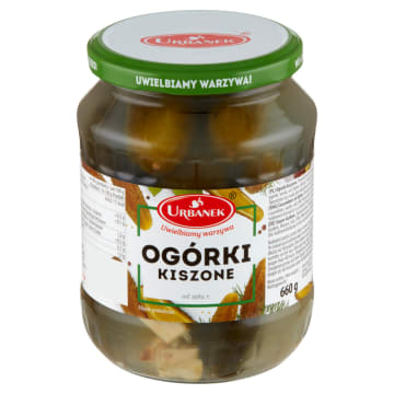 URBANEK Ogórki kiszone 660 g /