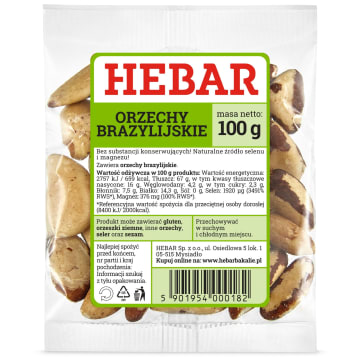 HEBAR Orzechy brazylijskie