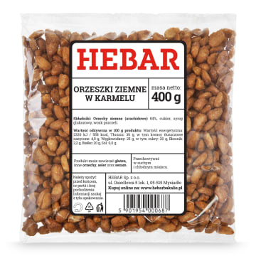 HEBAR Orzeszki ziemne w karmelu
