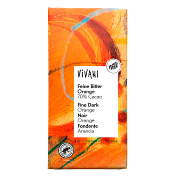 VIVANI Czekolada gorzka o smaku pomarańczowym BIO