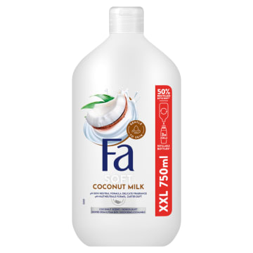 FA Coconut Milk Kremowy żel pod prysznic o zapachu mleczka kokosowego
