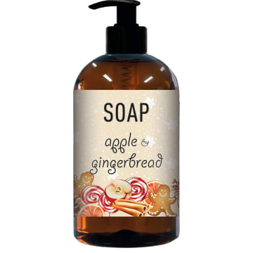 Botanic Garden Mydło do rąk w płynie Jabłko i Piernik