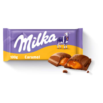 MILKA Caramel Czekolada mleczna z nadzieniem karmelowym