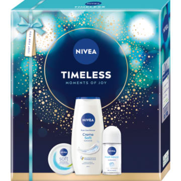 NIVEA Zestaw świąteczny Timeless: Krem + Żel + Antyperspirant