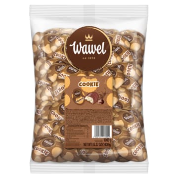 WAWEL Cukierki w czekoladzie z nadzieniem ciasteczkowym
