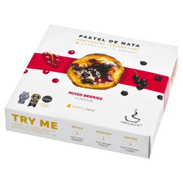 Budyniowe babeczki z porzeczkami mrożone (4x60g)