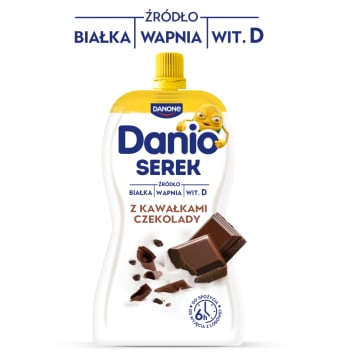 Serek homogenizowany z kawałkami czekolady - saszetka