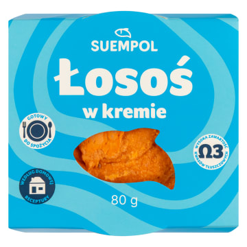Wędzony łosoś w kremie