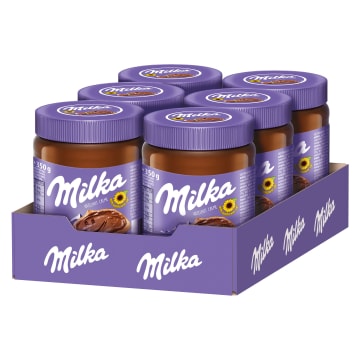 MILKA Krem czekoladowy z orzechami laskowymi