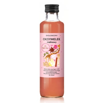 Naturalny wyciąg z ziół Oksymelek malinowy dla bąbelków BIO
