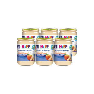 HIPP BIO od pokoleń Kaszka mleczna z biszkoptami i jabłkami - po 4 miesiącu