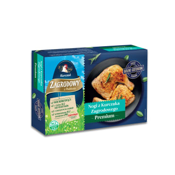 Noga kurczaka zagrodowego wolno gotowana