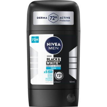 NIVEA MEN Black & White Antyperspirant w sztyfcie Fresh