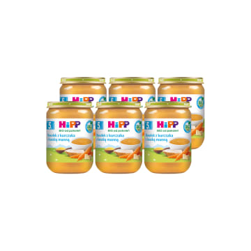 HIPP BIO od pokoleń rosołek z kurczaka z kaszką manną po 5 miesiącu