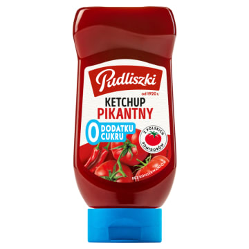 PUDLISZKI Ketchup pikantny (bez dodatku cukru)
