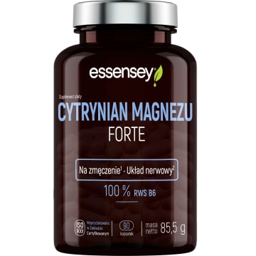 ESSENSEY Cytrynian magnezu (90 kaps.) - suplement diety