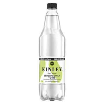 KINLEY Napój gazowany o smaku Elderflower Zero