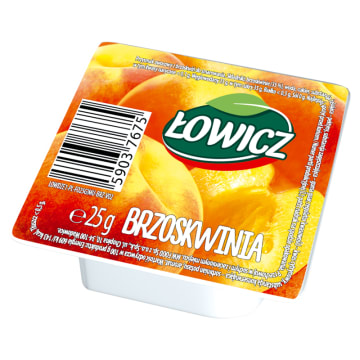 ŁOWICZ Dżem brzoskwiniowy w MINI porcjach