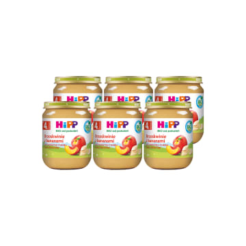 HIPP BIO od pokoleń Brzoskwinie z bananami BIO