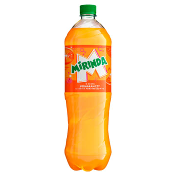 MIRINDA Napój gazowany o smaku pomarańczowym