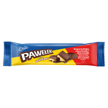 WEDEL Pawełek Baton czekoladowy z nadzieniem advocat