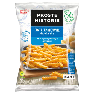 Frytki karbowane do piekarnika bezglutenowe
