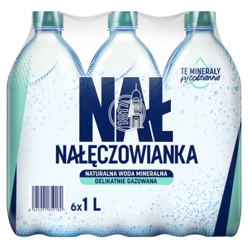 NAŁĘCZOWIANKA Naturalna woda mineralna delikatnie gazowana