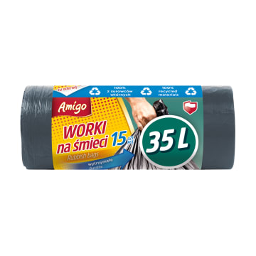 Worki na śmieci ldpe 35l 15 szt.
