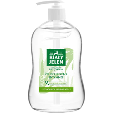 BIAŁY JELEŃ Hipoalergiczny żel do higieny intymnej z aloesem
