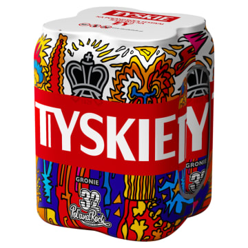 Piwo jasne pełne 4x500ml (puszka zwrotna)