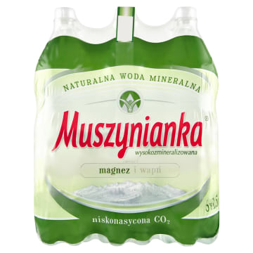 MUSZYNIANKA Naturalna woda mineralna częściowo odgazowana