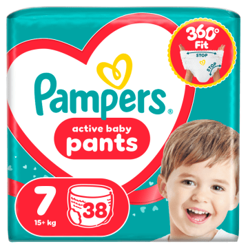 PAMPERS Pants Pieluchomajtki Rozmiar 7 (17kg+) 38 szt