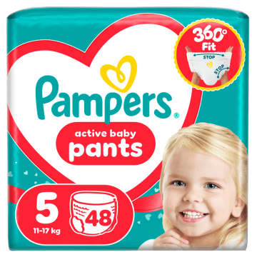 PAMPERS Pants Pieluchomajtki Rozmiar 5 (12-17kg) 48 szt