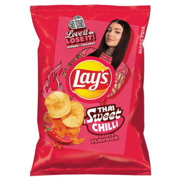 LAY'S Chipsy ziemniaczane o smaku słodkiego tajskiego sosu chili