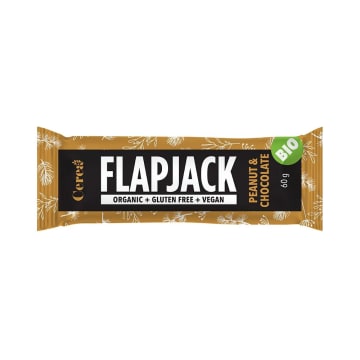 FLAPJACK Baton owsiany pieczony o samku orzeszków ziemnych i czekolady BIO