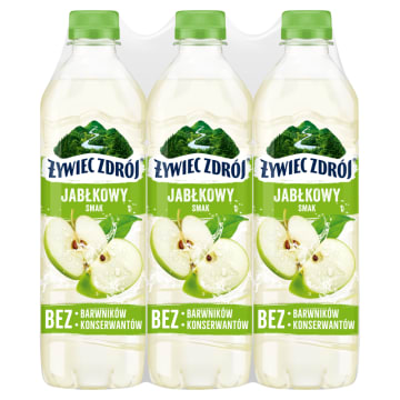 ŻYWIEC ZDRÓJ Z NUTĄ Jabłka Napój niegazowany o smaku jabłka