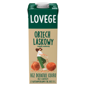 LOVEGE Napój owsiano - orzechowy bez cukru