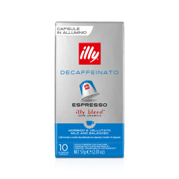 ILLY Kawa mielona w kapsułkach Decaffeinato (10 kapsułek)