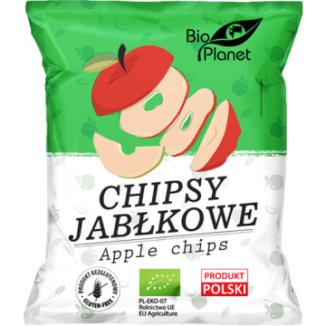 BIO PLANET Chipsy jabłkowe bezglutenowy BIO
