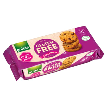 GULLON Bezglutenowe ciastka z kawałkami czekolady bez cukru