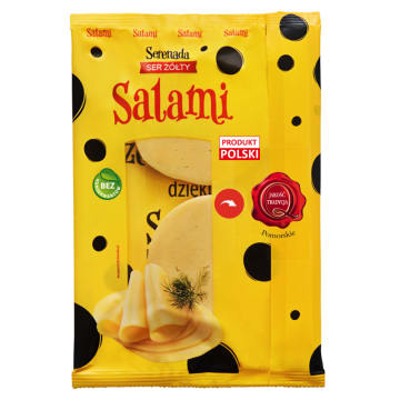 Ser żółty salami (plastry)