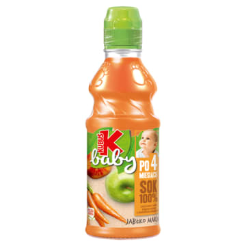 KUBUŚ Baby Sok 100% jabłko marchew po 4 miesiącu